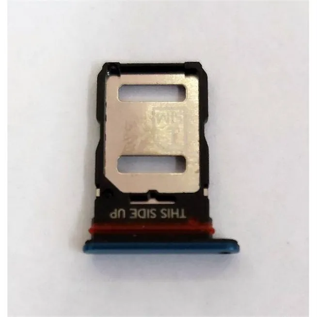 Soporte o bandeja dual sim azul para Motorola Moto Edge 30 Fusion calidad premium