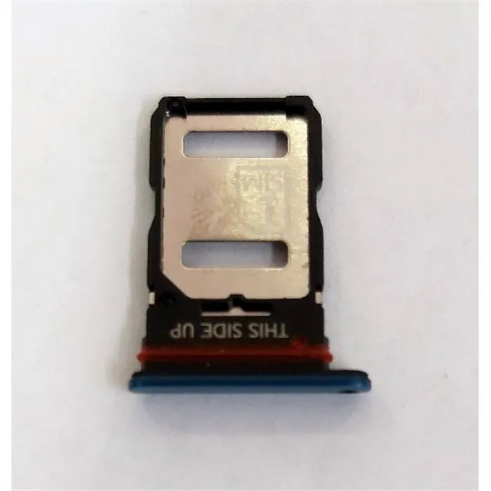 Soporte o bandeja dual sim azul para Motorola Moto Edge 30 Fusion calidad premium