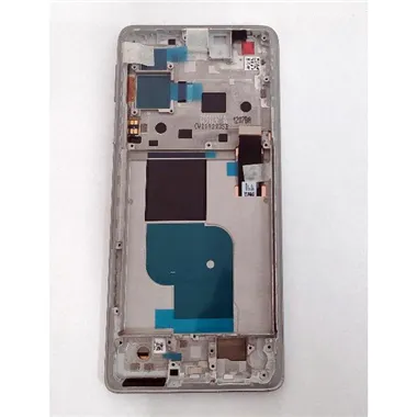 Pantalla lcd para Motorola Moto Edge 30 Pro XT2201 5D68C20277 mas tactil negro mas marco plata Service Pack
