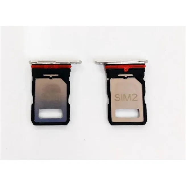 Soporte o bandeja sim blanca Dual Sim para Motorola Edge 30 Ultra calidad premium