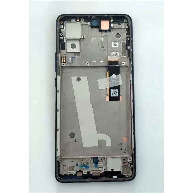 Pantalla lcd para Motorola Moto Edge 30 XT2203 5D68C20584 mas tactil negro mas marco azul marino Service Pack