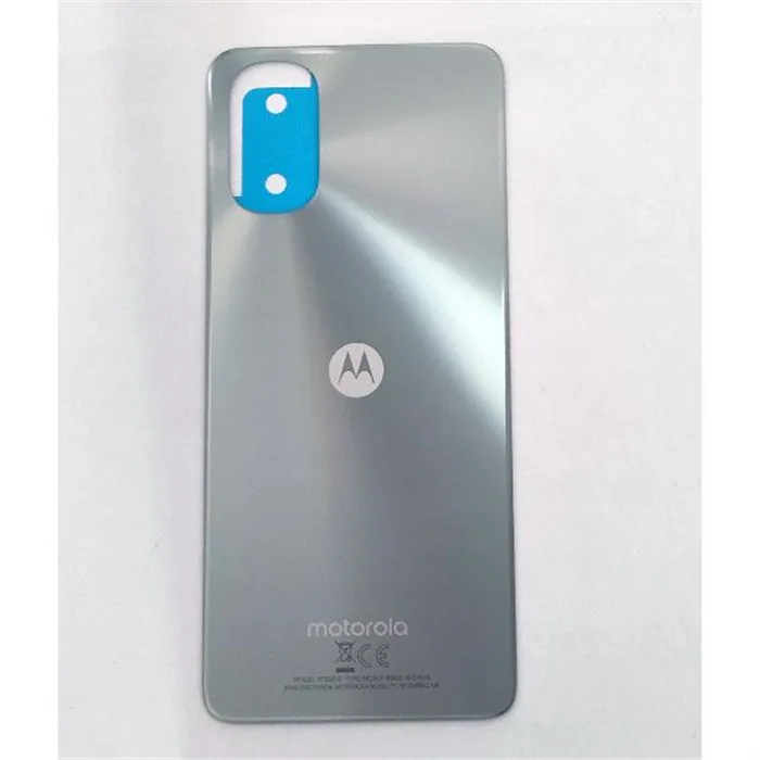 Tapa trasera o tapa bateria plata para Motorola Moto Edge 30 XT2203 5S58C20580 Service Pack