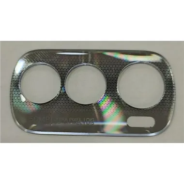 Lente de camara plateada para Motorola MOTO Edge 30 XT2003 calidad premium