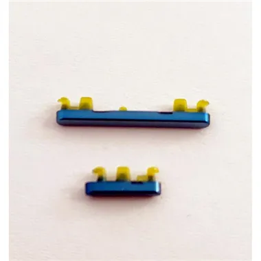 Set 2 botones verdes para Motorola Moto Edge 30 XT2203 calidad premium