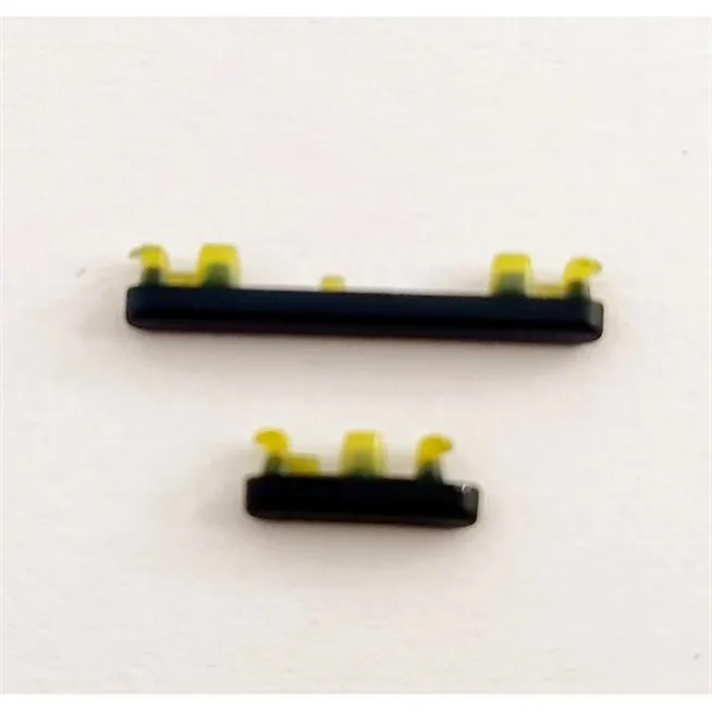 Set 2 botones gris para Motorola Moto Edge 30 XT2203 calidad premium