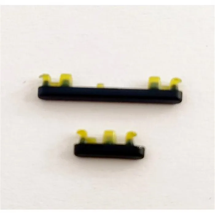 Set 2 botones gris para Motorola Moto Edge 30 XT2203 calidad premium