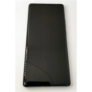 Pantalla lcd para Motorola Edge 40 Pro mas tactil negro con marco azul calidad premium