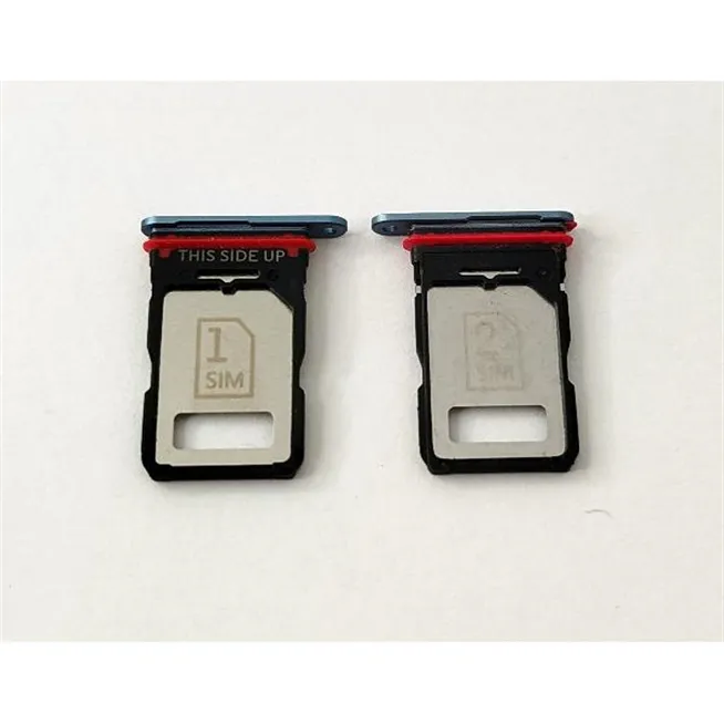 Soporte o bandeja sim azul Dual sim para Motorola Edge 40 Pro calidad premium