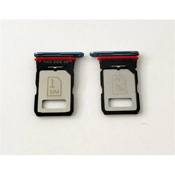 Soporte o bandeja sim azul Dual sim para Motorola Edge 40 Pro calidad premium