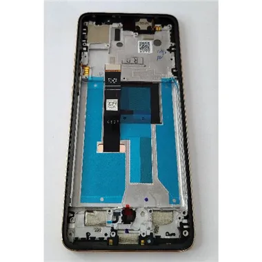 Pantalla lcd para Motorola Moto Edge 50 Neo mas tactil negro con marco dorado calidad premium
