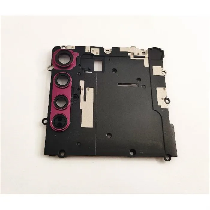 Carcasa sujecion placa para Motorola Moto Edge mas cubierta camara morada calidad premium