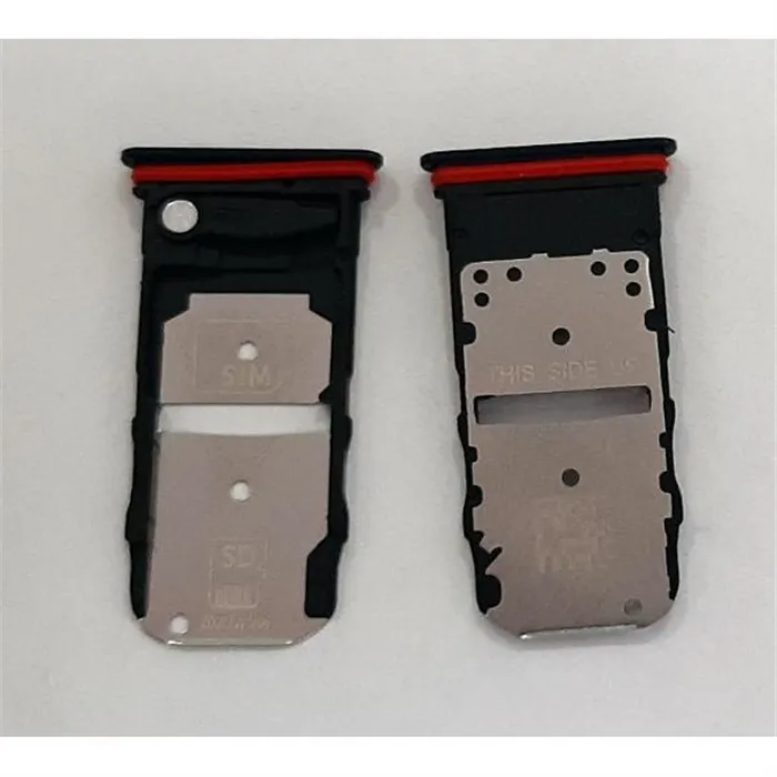Soporte o bandeja dual sim azul para Motorola Moto Edge calidad premium