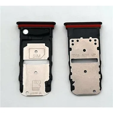 Soporte o bandeja dual sim negra para Motorola Moto Edge calidad premium