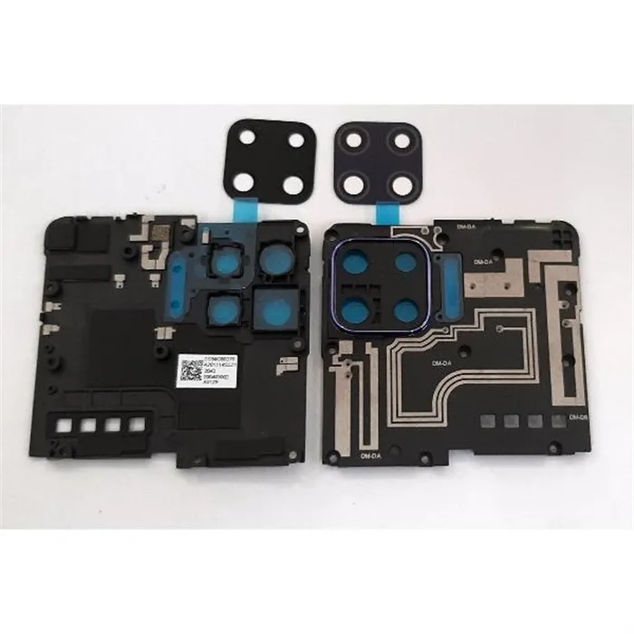 Carcasa trasera sujecion para Motorola Moto G 5G Plus mas cubierta camara azul mas antena calidad premium