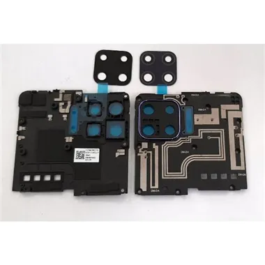 Carcasa trasera sujecion para Motorola Moto G 5G Plus mas cubierta camara azul mas antena calidad premium