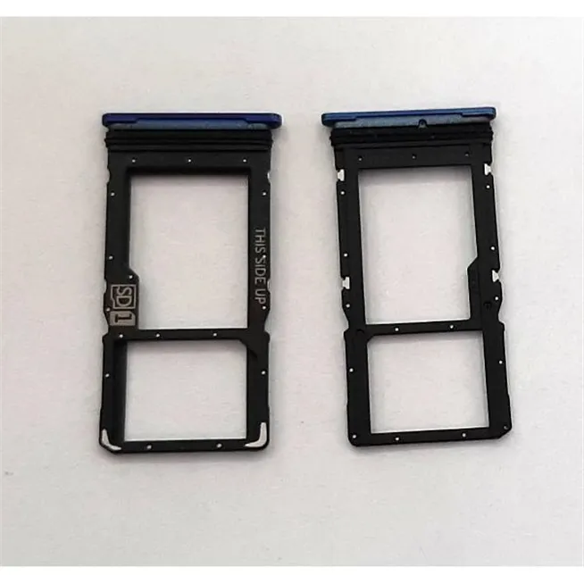 Soporte o bandeja sim azul para Motorola Moto G 5G Plus calidad premium