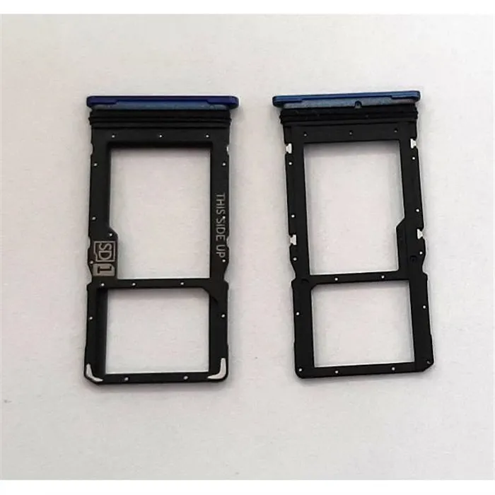 Soporte o bandeja sim azul para Motorola Moto G 5G Plus calidad premium