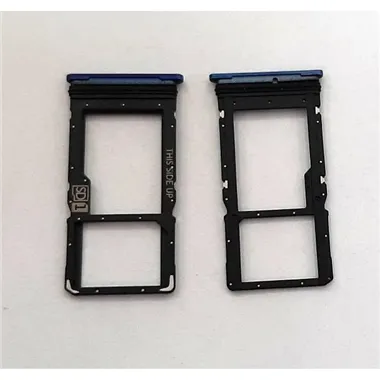 Soporte o bandeja sim azul para Motorola Moto G 5G Plus calidad premium