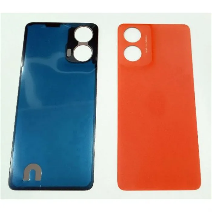 Tapa trasera o tapa bateria roja para Motorola Moto G04 