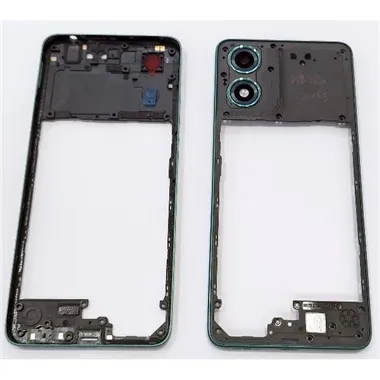 Carcasa o marco central verde para Motorola Moto G04