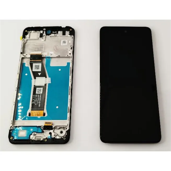 Pantalla lcd 5D68C23890 para Motorola G04 mas tactil negro mas marco negro Service Pack