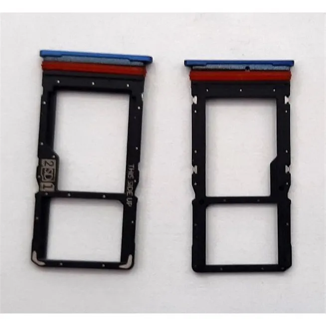 Soporte o bandeja dual sim azul para Motorola Moto G100 calidad premium