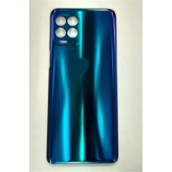 Tapa trasera o tapa bateria azul verde para Motorola Moto G100