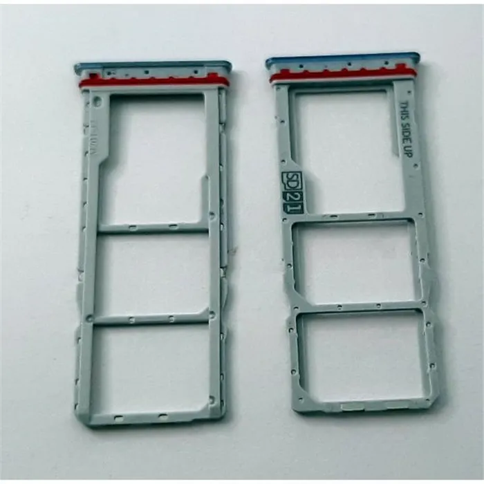 Soporte o bandeja dual sim azul claro para Motorola Moto G14 XT2341-2 calidad premium