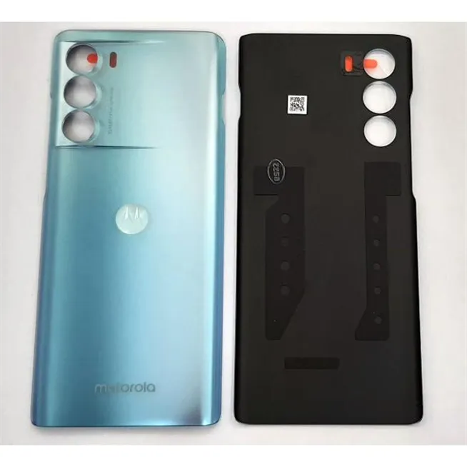 Tapa trasera o tapa bateria azul claro para Motorola Moto G200 5S58C20088 Service Pack