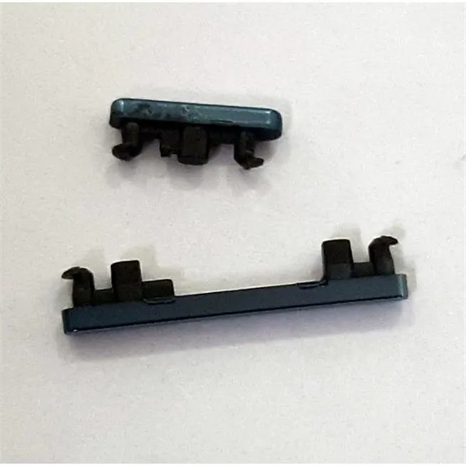 Set 2 botones azules para Motorola Moto G200 5G XT2175 calidad premium