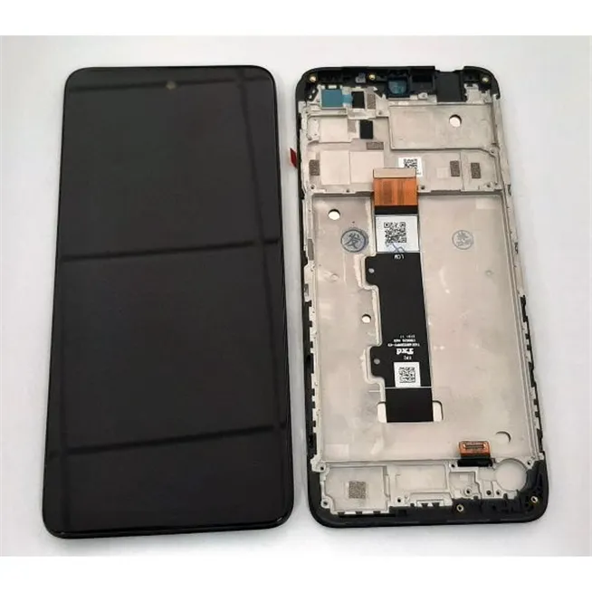 Pantalla lcd para Motorola Moto G22 mas tactil negro mas marco negro calidad premium