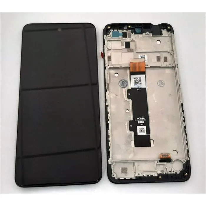 Pantalla lcd para Motorola Moto G22 mas tactil negro mas marco negro calidad premium