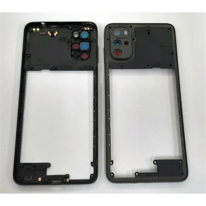 Carcasa central o marco negro para Motorola Moto G22 XT2231 calidad premium