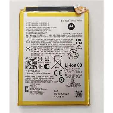 Bateria NH50 5000mAh para Motorola Moto G22 XT2231 Moto E32S XT2229 Moto E32 XT2227 Service Pack