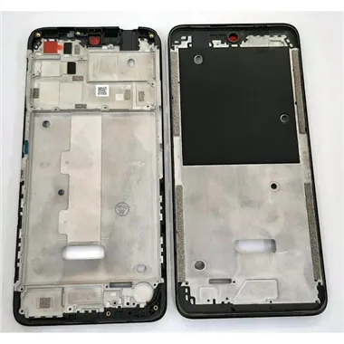 Carcasa central o marco negro para Motorola Moto G22 calidad premium