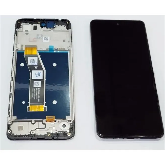 Pantalla lcd mas tactil negro con marco negro para Motorola Moto G24 4G calidad premium