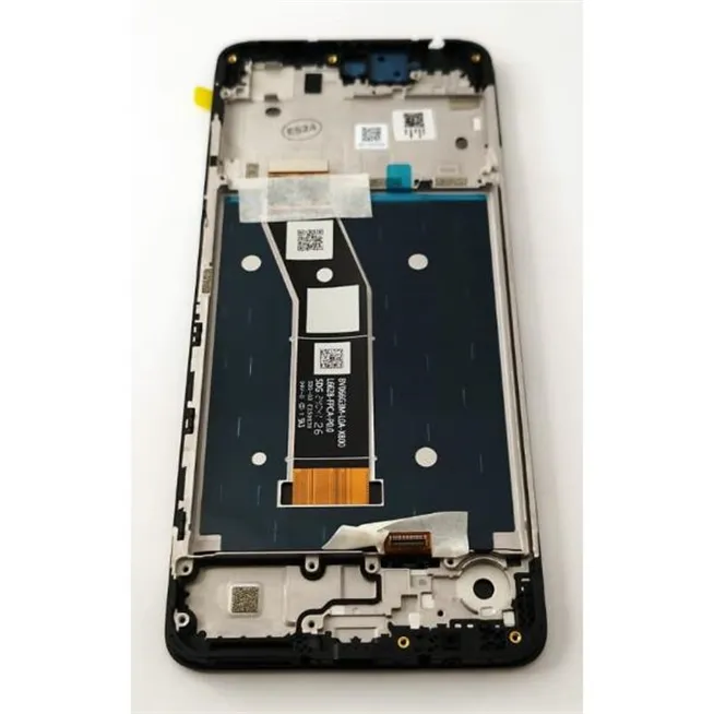Pantalla lcd para Motorola G24 mas tactil negro con marco negro 5D68C23810 Service Pack