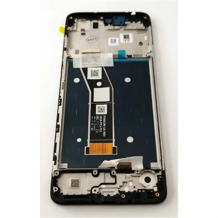 Pantalla lcd para Motorola G24 mas tactil negro con marco negro 5D68C23810 Service Pack