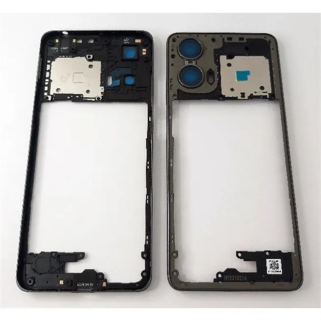 Carcasa central o marco negro para Motorola Moto G24 4G calidad premium