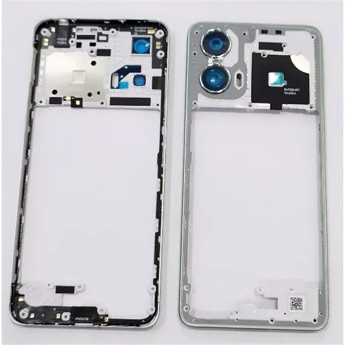 Carcasa o marco central verde para Motorola Moto G24 4G