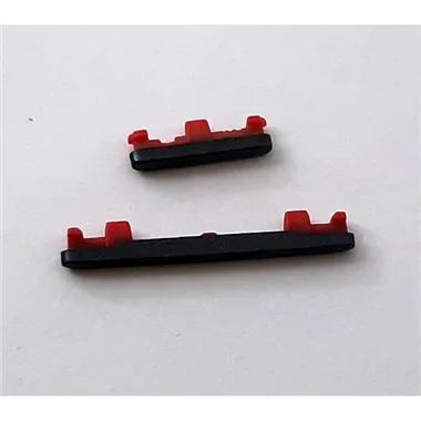 Set 2 botones negros para  Motorola Moto G31 XT2173-3 calidad premium