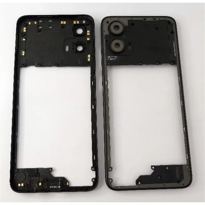 Carcasa central o marco negro para Motorola Moto G34 5G