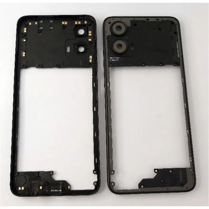 Carcasa central o marco negro para Motorola Moto G34 5G