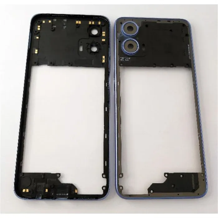Carcasa central o marco azul para Motorola Moto G34 5G