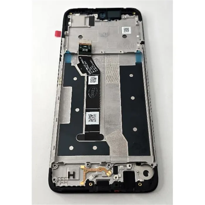 Pantalla lcd para Motorola Moto G35 XT2433 mas tactil negro con marco negro 5D68C28856 Service Pack