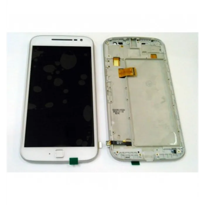 Motorola Moto G4 plus xt1642 pantalla lcd + tactil blanco + marco premium