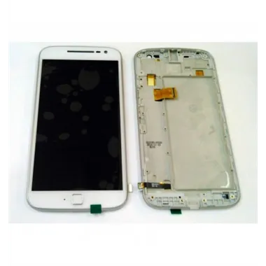 Motorola Moto G4 plus xt1642 pantalla lcd + tactil blanco + marco premium