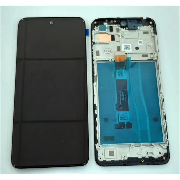 Pantalla lcd para Motorola Moto G42 5D68C21049 mas tactil negro mas marco negro Service Pack