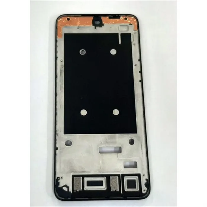 Carcasa central o marco negro para Motorola Moto G42 calidad premium