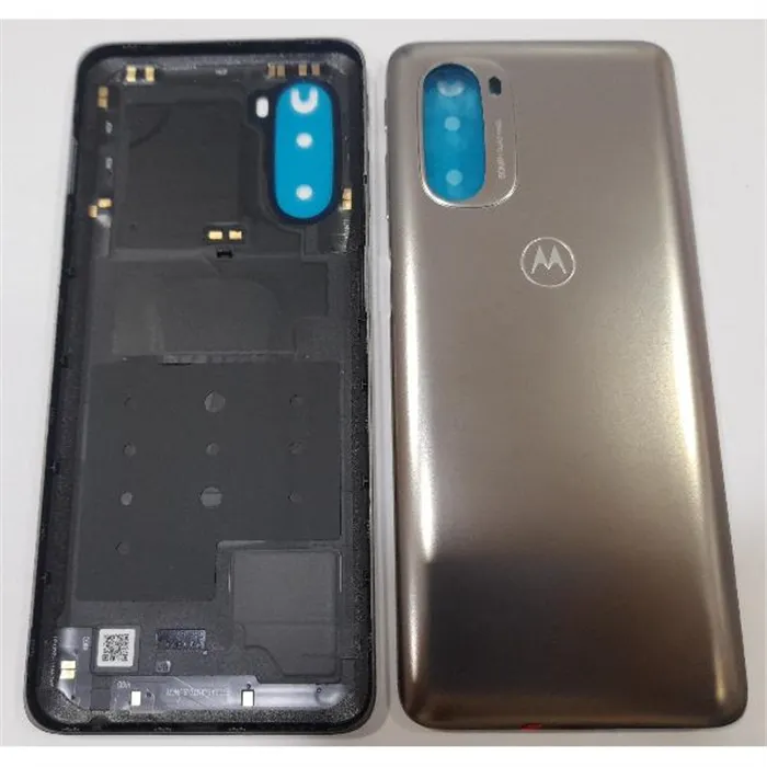 Tapa trasera o tapa bateria plata para Motorola Moto G51 5G 5S58C20023 Service Pack